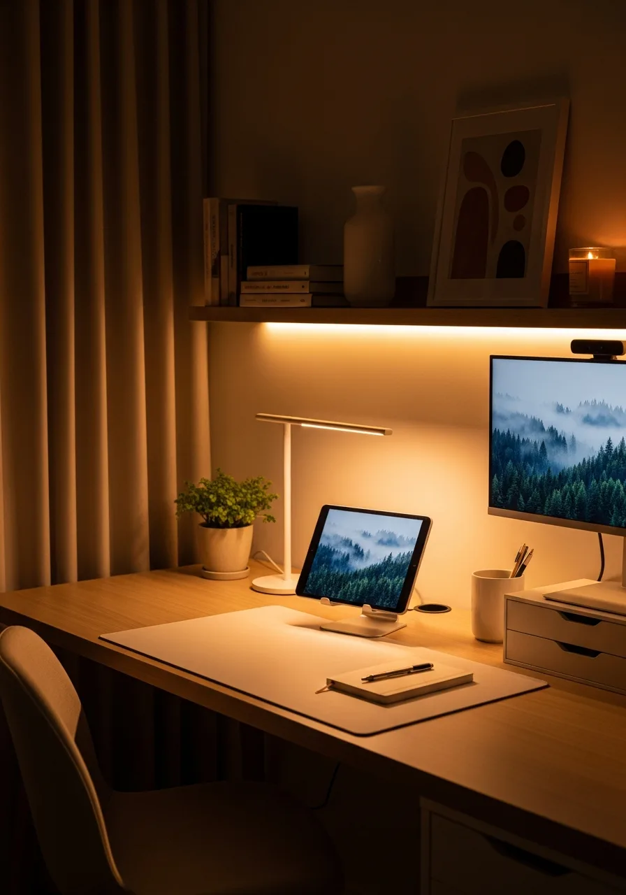 Minimalist desk setups
